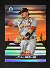 Nolan Gorman #AFLS-2 Baseball Cards 2022 Bowman Chrome 2021 AFL Fall Stars Prices