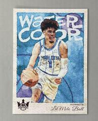 LaMelo Ball [Ruby] #20 Basketball Cards 2022 Panini Court Kings Water Color Prices