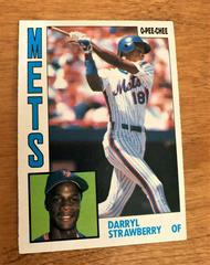 Darryl Strawberry #182 Baseball Cards 1984 O Pee Chee Prices