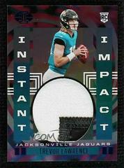 Trevor Lawrence [Blue] #II-TL Football Cards 2021 Panini Illusions Instant Impact Prices