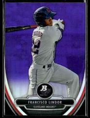 Francisco Lindor [Purple Refractor] #21 Baseball Cards 2013 Bowman Platinum Chrome Prospects Prices