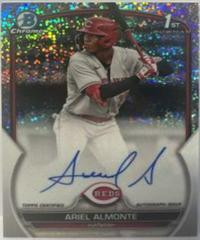 Ariel Almonte [Speckle] Baseball Cards 2023 Bowman Chrome Prospect Autographs Prices