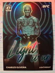 Charles Oliveira [Green] #3 Ufc Cards 2023 Panini Donruss Optic UFC Light It Up Prices