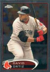 David Ortiz #4 Baseball Cards 2012 Topps Chrome Prices
