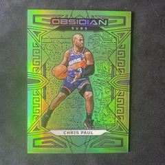 Chris Paul [Green Flood] #1 Basketball Cards 2022 Panini Obsidian Prices