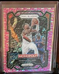 Damian Lillard [Pink Millionaire Shimmer] #73 Basketball Cards 2023 Panini Prizm Monopoly Prices