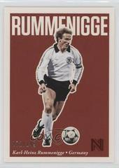 Karl Heinz Rummenigge [Red] Soccer Cards 2017 Panini Nobility Prices