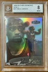 Vince Carter [Row 3] Basketball Cards 1998 Flair Showcase Prices