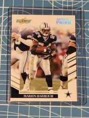 Marion Barber [Artist's Proof] #6 Football Cards 2007 Panini Score Prices