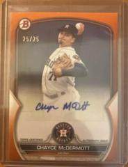 Chayce McDermott [Orange] #PPA-CMT Baseball Cards 2023 Bowman Paper Prospect Autographs Prices