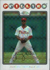 Jimmy Rollins #8 Baseball Cards 2008 Topps Chrome Prices
