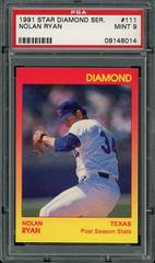 Nolan Ryan #111 Baseball Cards 1991 Star Diamond Series Prices