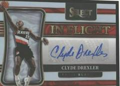 Clyde Drexler #IF-CDX Basketball Cards 2021 Panini Select In Flight Signatures Prices
