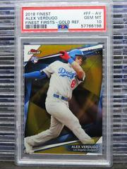 Alex Verdugo [Gold Refractor] Baseball Cards 2018 Topps Finest Firsts Prices
