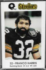 Franco Harris Football Cards 1983 Steelers Police Prices