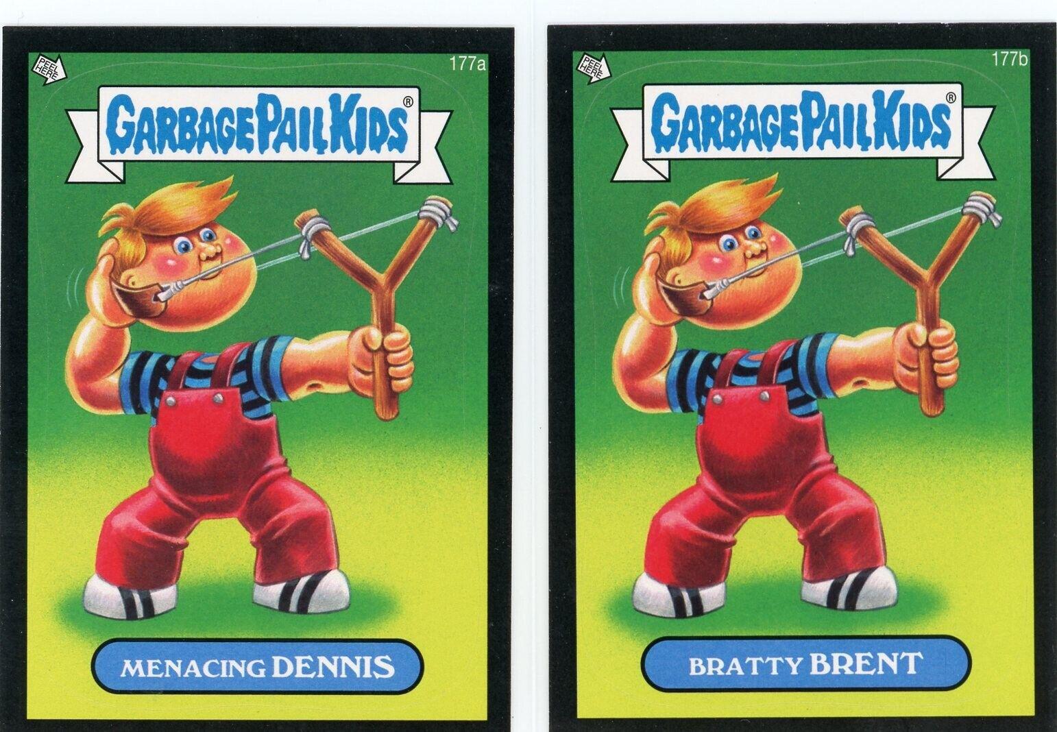 Menacing DENNIS [Black] #177a 2013 Garbage Pail Kids