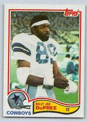 Billy Joe Dupree #314 Football Cards 1982 Topps Prices