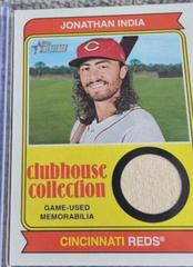 Jonathan India Baseball Cards 2023 Topps Heritage Clubhouse Collection Relics High Number Prices