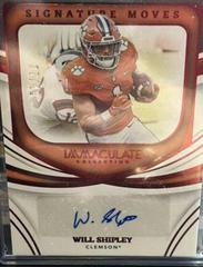 Will Shipley [Ruby] #SM-WSH Football Cards 2022 Panini Immaculate Collegiate Signature Moves Prices