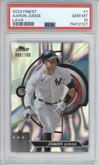 Aaron Judge [Lava] #1 Baseball Cards 2023 Topps Finest Prices