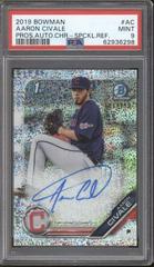 Aaron Civale [Speckle Refractor] #PA-AC Baseball Cards 2019 Bowman Prospect Autographs Prices