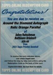 Adley Rutschman [Orange] #PA-ARU Baseball Cards 2023 Topps Pristine Autographs Prices