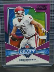 Baker Mayfield [Purple] Football Cards 2018 Score NFL Draft Prices