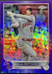 Shohei Ohtani [Purple] Baseball Cards 2022 Topps Chrome Logofractor Prices