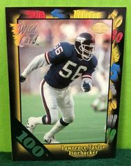Lawrence Taylor [100 Stripe] #144 Football Cards 1991 Wild Card Prices