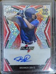 Brennen Davis [Red] #BA-BD1 Baseball Cards 2020 Leaf Flash Autographs Prices