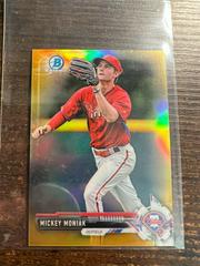 Mickey Moniak [Prospects Gold Refractor] #BCP135 Baseball Cards 2017 Bowman Chrome Mini Prices