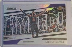 LeBron James [Silver Prizm] Basketball Cards 2018 Panini Prizm Get Hyped Prices