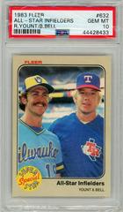 All Star Infielders [R. Yount, B. Bell] #632 Baseball Cards 1983 Fleer Prices