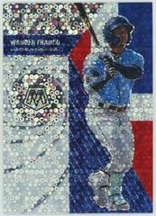 Wander Franco [Disco Prizm] Baseball Cards 2021 Panini Mosaic International Men of Mastery Prices
