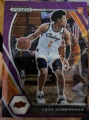 Cade Cunningham [Purple Wave Prizm] Basketball Cards 2021 Panini Prizm Draft Picks Prices