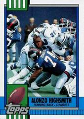 Alonzo Highsmith Football Cards 1990 Topps Traded Prices