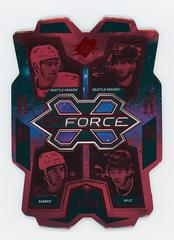 Shane Wright, Matty Beniers, Owen Power, Matt Boldy [Red] Hockey Cards 2022 SPx Force Prices