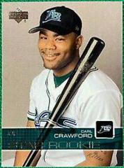 Carl Crawford Baseball Cards 2003 Upper Deck Prices