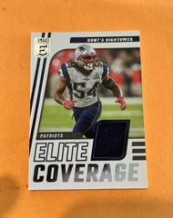 Dont'a Hightower #EC-9 Football Cards 2022 Panini Donruss Elite Coverage Prices