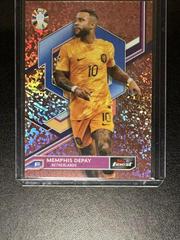 Memphis Depay [Rose Gold Refractor] #52 Soccer Cards 2023 Topps Finest Road to UEFA EURO Prices