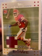 Dwayne Bowe [Rookie Relic] Football Cards 2007 Topps Exclusive Rookies Prices