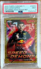 Max Verstappen [Gold Wave] #SD-MV Racing Cards 2022 Topps Chrome Formula 1 Speed Demons Prices