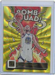 Stephen Curry [Yellow Laser] #4 Basketball Cards 2022 Panini Donruss Bomb Squad Prices