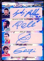 Pele [Blue Crystal] #BA-P1 Soccer Cards 2022 Leaf Metal Autographs Prices