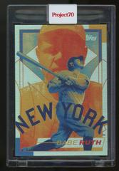 Babe Ruth [Rainbow Foil] #153 Prices | 2021 Topps Project 70 ...