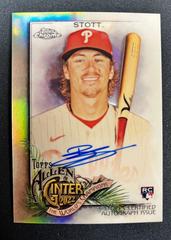 Bryson Stott Baseball Cards 2022 Topps Allen & Ginter Chrome Autographs Prices