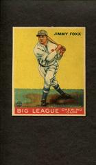 Jimmy Foxx #85 Baseball Cards 1933 World Wide Gum Prices