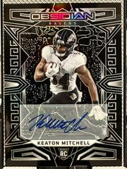 Keaton Mitchell #106 Football Cards 2023 Panini Obsidian Signature Prices