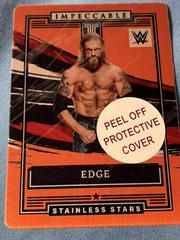 Edge [Orange] #13 Wrestling Cards 2022 Panini Impeccable WWE Stainless Stars Prices