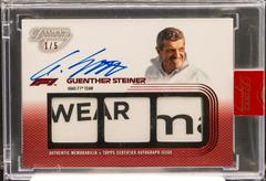Guenther Steiner [Red] #DAP-GSII Racing Cards 2022 Topps Dynasty Formula 1 Autograph Patch Prices
